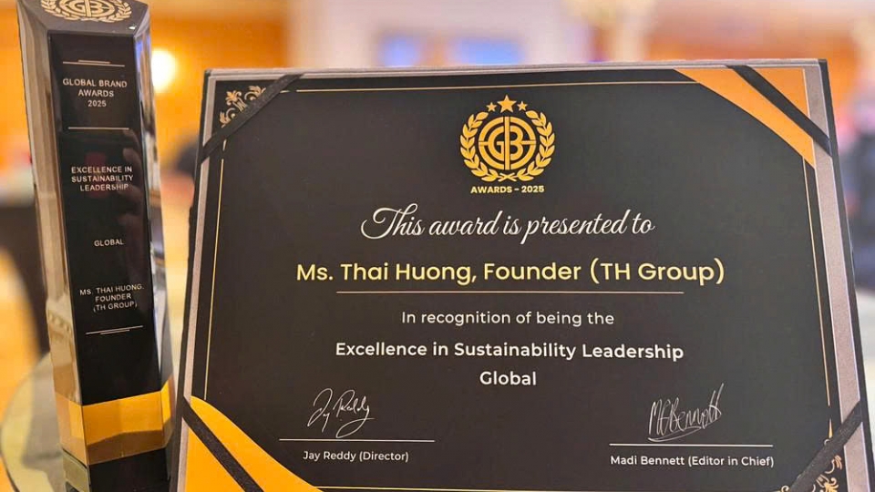 TH Group founder honoured at Global Brand Awards 2025